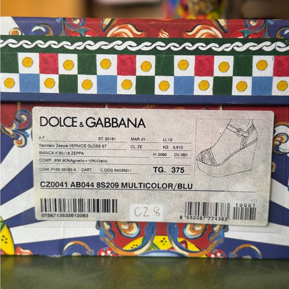 Dolce & Gabbana Multicolor Platform Shoes